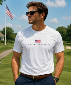 250 Years of Freedom Performance Shirt | Patriotic Sport Tek ST350 Tee | 4th of July Shirt #4
