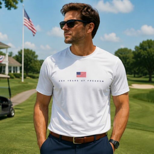 250 Years of Freedom Performance Shirt | Patriotic Sport Tek ST350 Tee | 4th of July Shirt #4