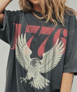 Retro 1776 Bald Eagle 250th Anniversary American 4th of July T-shirt | USA Independence Day Tee #1