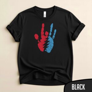 Jerry Garcia Hand Graphic Tee - Grateful Dead Iconic Images - Band Shirts #2