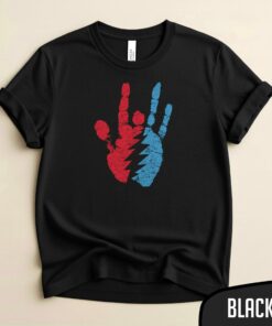 Jerry Garcia Hand Graphic Tee - Grateful Dead Iconic Images - Band Shirts #2