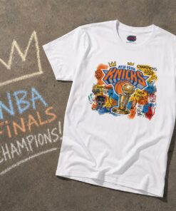 New York Knicks shirt Champions 2026 T-Shirt | Basquiat street art influence tee #9