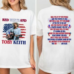 Brought To You Courtesy Of The Red, White & Blue, , Retro Fourth Of July Shirt, Toby Keith Shirt