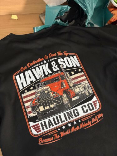 Over The Top Trucker Shirt, Hawk and Son shirt, Vintage Arm Wrestling Movie Tshirt photo review