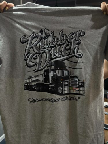 Rubber Duck Mack Truck Shirt, Vintage Convoy Movie Tee, Classic Trucker Graphic T-Shirt photo review