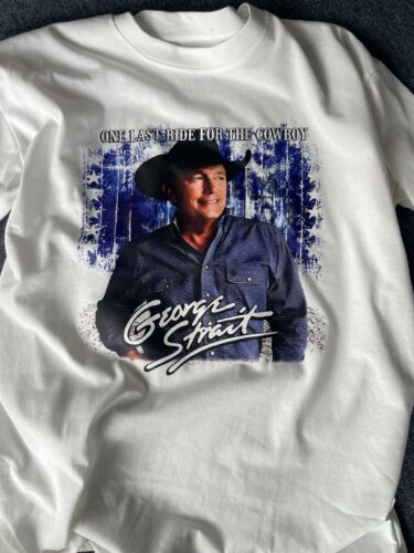 George Strait shirt, One last ride for the cowboy shirt photo review