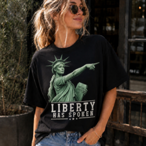 Sophie Cunningham Pointing Tee, Statue Of Liberty Shirt, Patriotic Satire @L