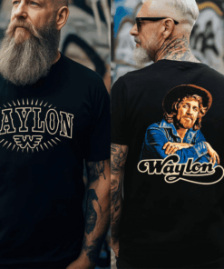 Retro Waylon Jennings Graphic Tee