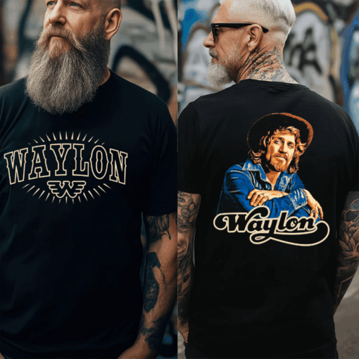 Retro Waylon Jennings Graphic Tee