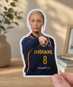 Sophie Cunningham Sticker, Sophie Point Go Meme Sticker AT