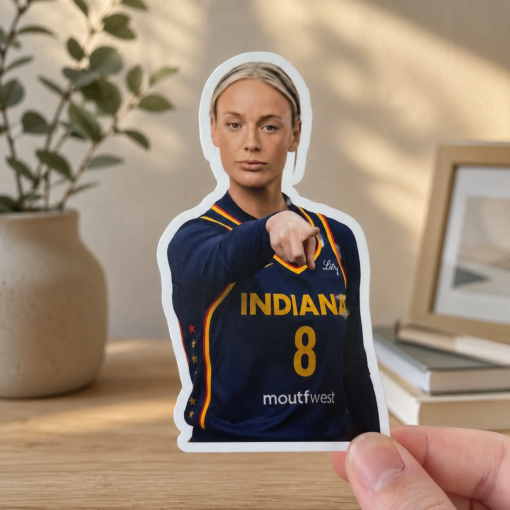 Sophie Cunningham Sticker, Sophie Point Go Meme Sticker AT