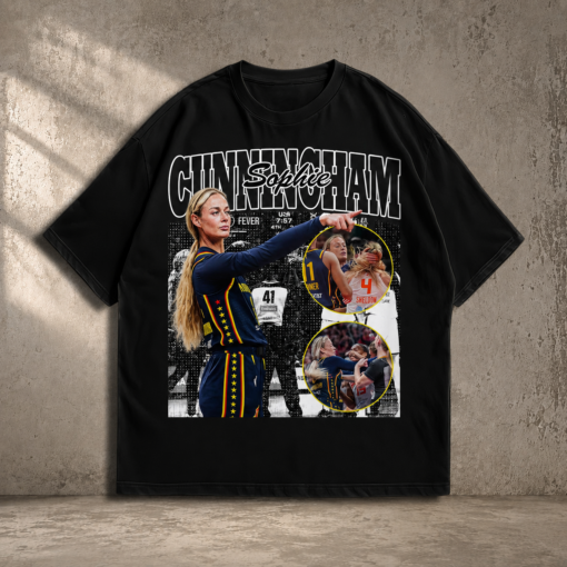 Sophie Cunningham Point Basketball Shirt – WNBA Tee AT