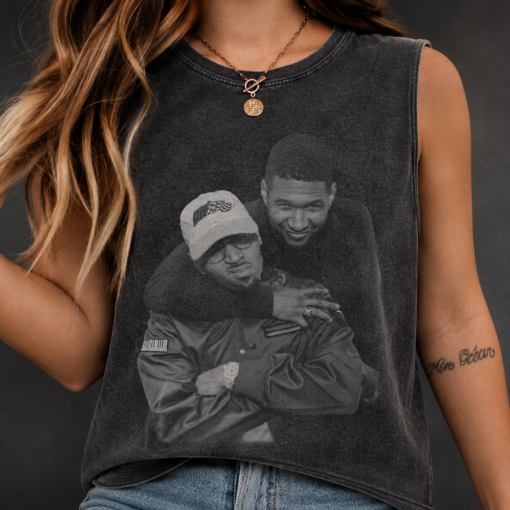 Chris Brown and Usher Wash Tank Tops AT