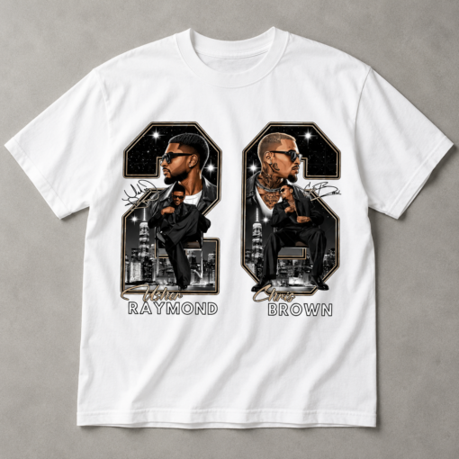 Usher Ch ris Brown Raymond Tour 2026 T-Shirt