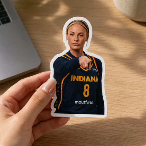 Sophie Cunningham point meme Indiana Sticker Decal @L
