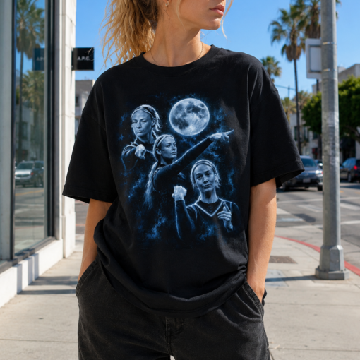 Sophie Cunningham pointing Shirt, Sophie 3 wolves moon shirt, Wolf Moon Parody Sports Shirt @L