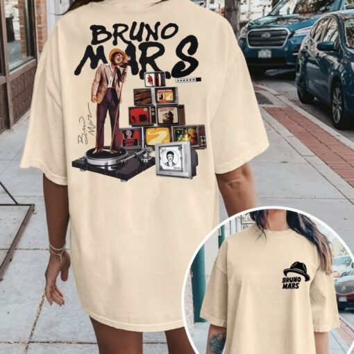 The Romantic Album Bruno Mars The Romantic Tour 2026 T-Shirt