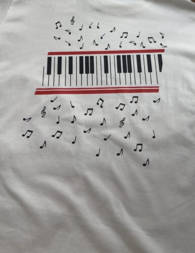 Beat It Keyboard Red Piano Shirt Vintage Style , King of Pop Music Tee photo review