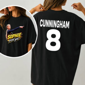 Sophie Cunningham Point Basketball Shirt – Vintage Court Energy Tee AT