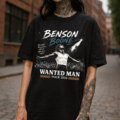 Benson Boone World Tour 2026, Wanted Man Concert Tee