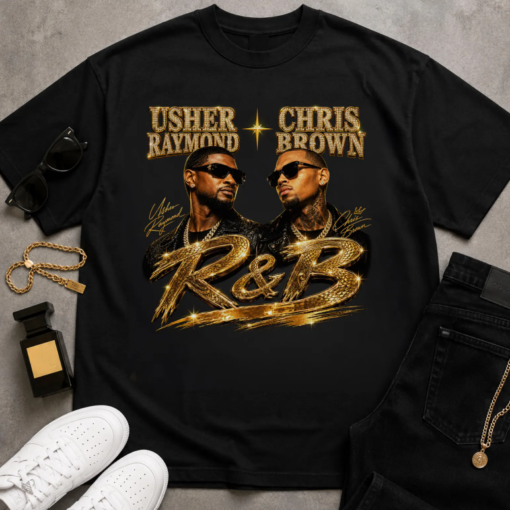 Usher Ch ris Brown Raymond Tour 2026 T-Shirt