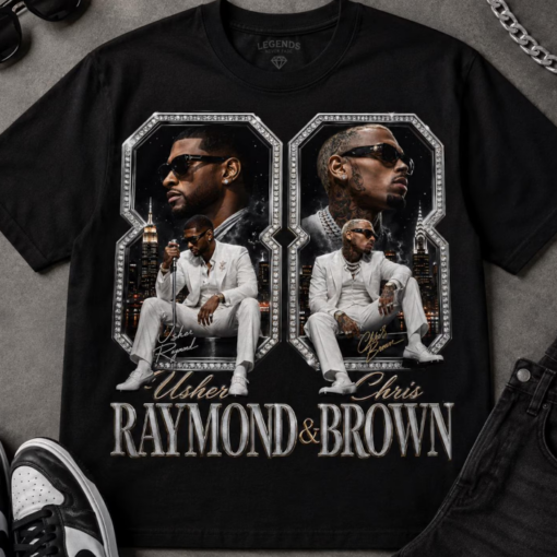 Usher Ch ris Brown Raymond Tour 2026 T-Shirt