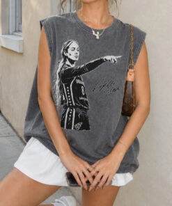 Sophie Cunningham 8 Point Signature Basketball Wash Tank Top AT