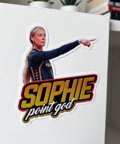 Sophie Cunningham Sticker, Sophie Point Go Meme Sticker AT