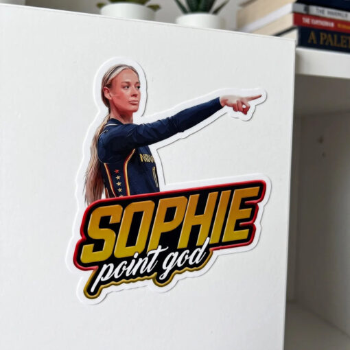 Sophie Cunningham Sticker, Sophie Point Go Meme Sticker AT