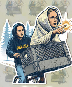 Sophie Cunningham Sticker, Sophie Point Go Meme Sticker AT