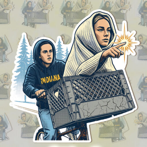Sophie Cunningham Sticker, Sophie Point Go Meme Sticker AT