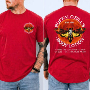 Buffalo Bills Body Lotion Shirt, Silence of the Lambs Movie Shirt