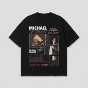 MJ King of Pop Vintage Tee, Study The Greats 1987 Music Fan Shirt N