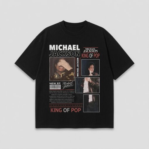 MJ King of Pop Vintage Tee, Study The Greats 1987 Music Fan Shirt N