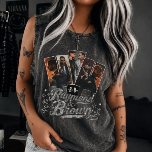 Loose Fit R&B Tour Inspired Muscle Tank Top N