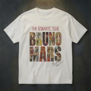 Bruno Mars Romantic Tour Shirt, Vintage Bruno Concert Tee