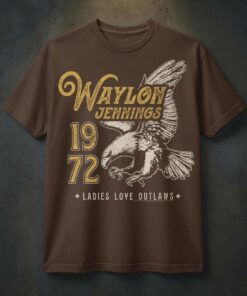 Waylon Jennings 1972 Eagle T-Shirt