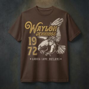 Waylon Jennings 1972 Eagle T-Shirt