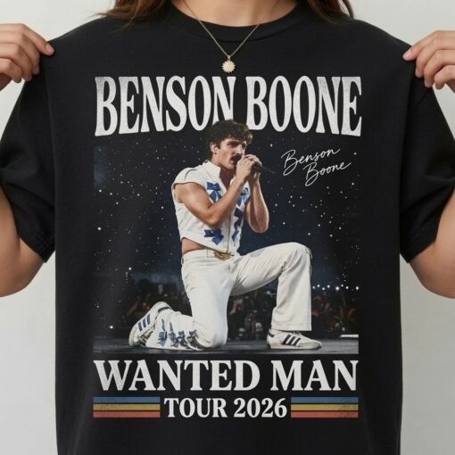 Benson Boone World Tour 2026, Wanted Man Concert Tee