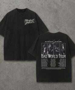 MJ "BAD WORLD TOUR" King of Pop Vintage T-Shirt N