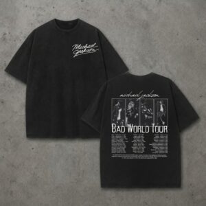MJ "BAD WORLD TOUR" King of Pop Vintage T-Shirt N