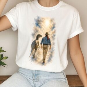 Sam Neill Memorial Shirt 1947–2026, Vintage Sunset Cowboy Silhouette Shirt N