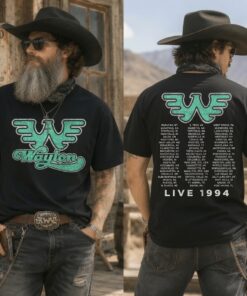 Waylon Jennings Live 1994 Smoke T-Shirt