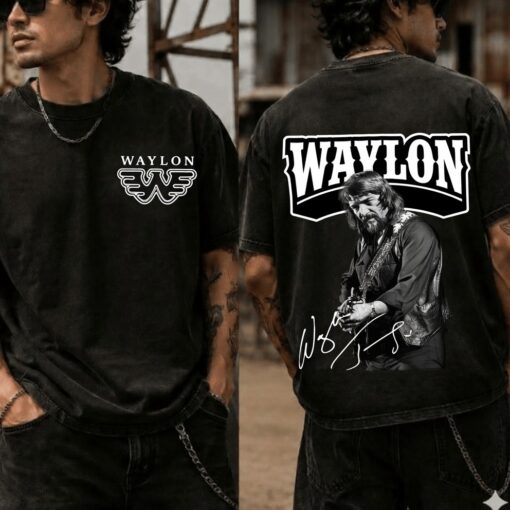 Waylon Jennings Ver 2 Signature Shirt, Country Music Shirt