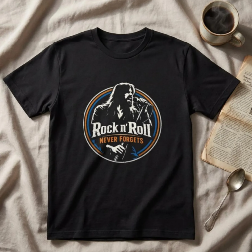 Bob Seger Rock 'n' Roll Never Forgets T-Shirt | Vintage Band Tee