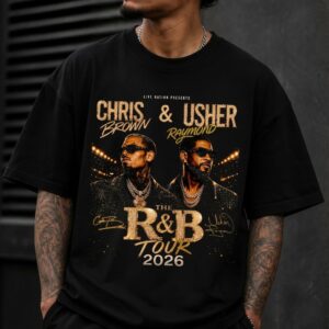 Usher Chris Brown Raymond Tour 2026 T-Shirt N