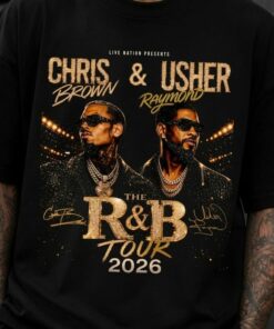 Usher Ch ris Brown Raymond Tour 2026 T-Shirt N