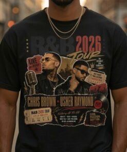 Usher Ch ris Brown Raymond Tour 2026 T-Shirt @E