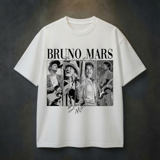 Bruno Mars The Romantic Tour 2026 T-Shirt