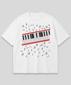 Piano Beat It Mi chael J ackson Mtv Video Music Retro Gift Tee T Shirt @L